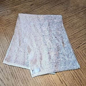 Light pink and Silver sparkly infinite scarf Calvin Klein